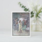 エドマンド・デュラックによる「庭園の妖精」 ポストカード (スタンド正面)