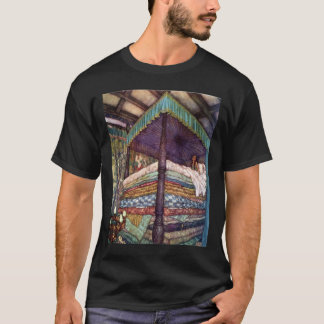 エドマンド・デュラック お姫様とエンドウ豆 Tシャツ