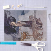 エドマンド·デュラック『ヒョウ入りサーチェ』 薄葉紙 (クラフト)