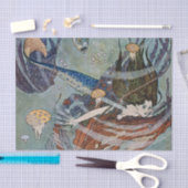 エドマンド·デラック『人魚のプリンセス』 薄葉紙 (クラフト)