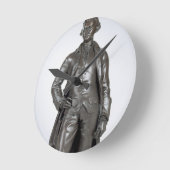 エドマンド・バーク(1729-97年) 1865年(青銅) ラウンド壁時計 (傾斜)