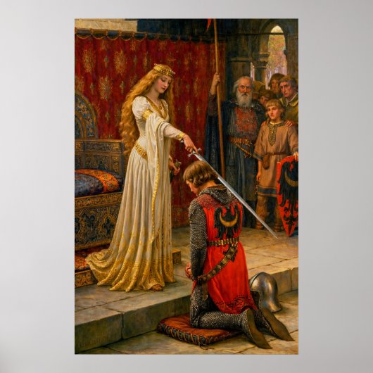 エドマンド・ブレア・レイトンによる『Accolade』 ポスター (正面)