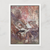 エドマンドDulac著マーマン王 ポストカード (正面)