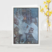 エドマンドDulac著雪の女王 カード (黄色い花)