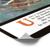 エドムンドゥラック文字 ポスター (角)