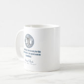 エドムンドバーク引用文（善v悪） コーヒーマグカップ (正面左)