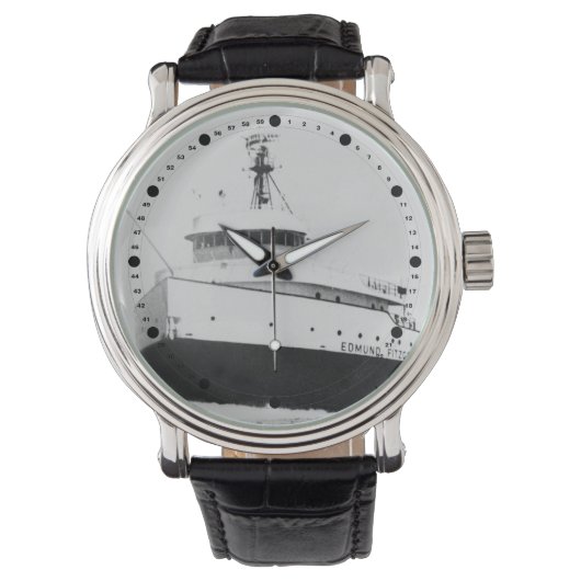 エドムンドフィッツジェラルドヴィンテージ素晴らしレイクスフリーター 腕時計 (正面)