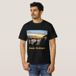 エドモンズワシントンピアアットサンセット Tシャツ