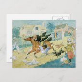 エドモントンに乗っているジョン・ギルピン ポストカード (正面/裏面)