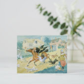 エドモントンに乗っているジョン・ギルピン ポストカード (スタンド正面)