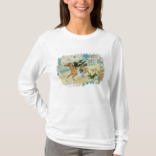 エドモントンに乗っているジョンGilpin Tシャツ (正面)