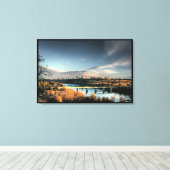 エドモントンの秋 キャンバスプリント (インサイチュ (ウッドフロア))