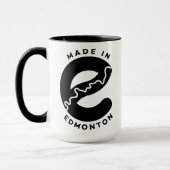 エドモントンの高いマグで作られる マグカップ (左)