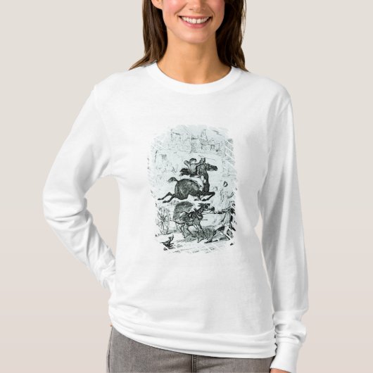 エドモントンを通したTurpinの飛行 Tシャツ (正面)