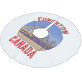 エドモントンアルバータカナダ ブラッシュドポリエステルツリースカート (アングル)