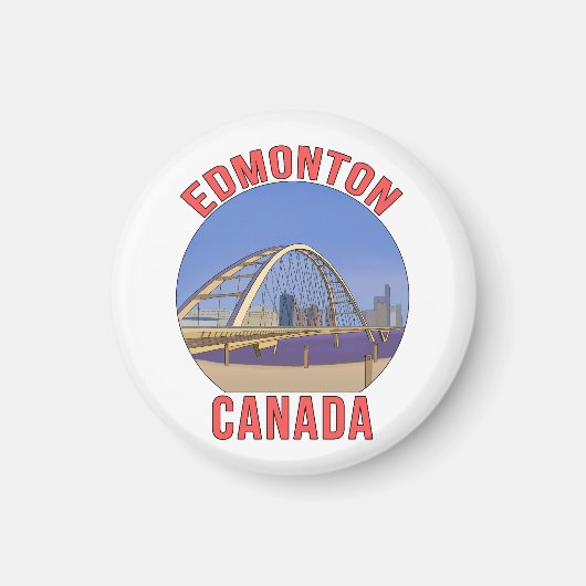 エドモントンアルバータカナダ マグネット (正面)