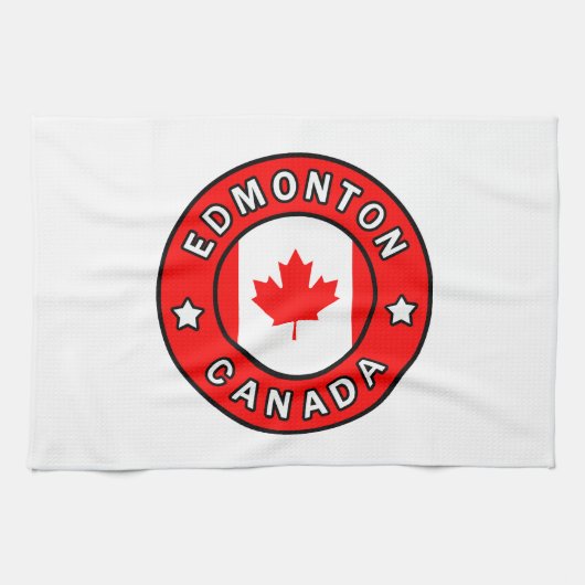 エドモントンカナダ キッチンタオル (横)