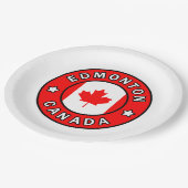 エドモントンカナダ ペーパープレート (アングル)