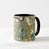 エドモントンシティの地図 マグカップ (正面右)