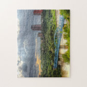 エドモントンシティカナダ。 ジグソーパズル (縦)