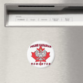 エドモントンポーランドカナディアンリーフ マグネット (インサイチュ (食洗機))