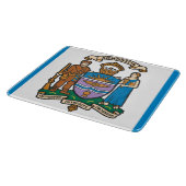 エドモントン国旗（アルバータ、カナダ） カッティングボード (角)