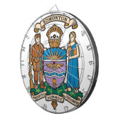 エドモントン国旗（アルバータ、カナダ） ダーツボード (正面右)