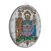 エドモントン国旗（アルバータ、カナダ） ダーツボード (正面左)