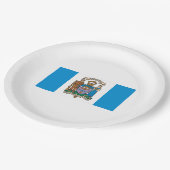 エドモントン国旗（アルバータ、カナダ） ペーパープレート (アングル)