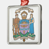 エドモントン国旗（アルバータ、カナダ） メタルオーナメント (左)