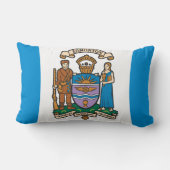 エドモントン国旗（アルバータ、カナダ） ランバークッション (裏面)