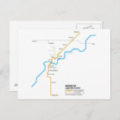 エドモントン地下鉄はがき ポストカード (正面/裏面)