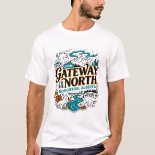 エドモントン・アルバータ・ノースへのゲートウェイ・ウィルダネス Tシャツ
