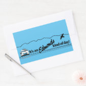 エドモンドのような日だ 長方形シール (封筒)