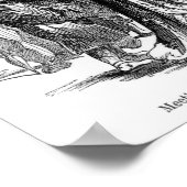 エドモンド・アイアンサイドとカヌートの会合 ポスター (角)