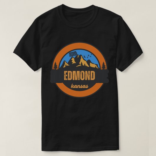 エドモンド (カンザス州) Tシャツ (デザイン正面)