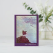 エドモンド・ダラックがエドガー・アラン・ポーを描く ポストカード (スタンド正面)