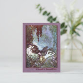 エドモンド・ダラックがエドガー・アラン・ポーを描く ポストカード (スタンド正面)