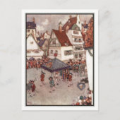 エドモンド・ダラックによる天皇陛下の新しい衣服 ポストカード (正面)