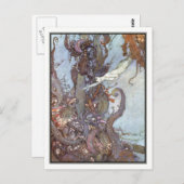 エドモンド・ダラックの人魚の小さな娘 ポストカード (正面/裏面)