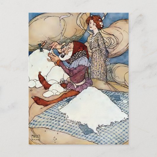 エドモンド・ダラックイラストレーション ポストカード (正面)