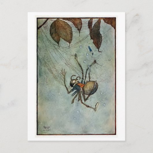 エドモンド・ダラックイラストレーション ポストカード (正面)