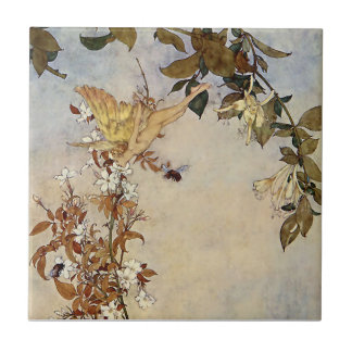 エドモンド・ダラック著「アリエルとビー」 タイル