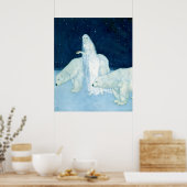 エドモンド・ダラック・ポスターによる氷の少女 ポスター (キッチン)