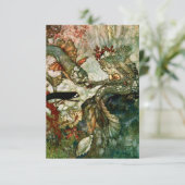 エドモンド・デュラックの「人魚の王」 サンキューカード (スタンド正面)