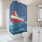 エドモンド・フィッツジェラルドの残骸 シャワーカーテン (インサイチュ)