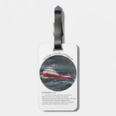 エドモンド・フィッツジェラルドの残骸 ラゲッジタグ (裏面縦)