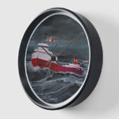 エドモンド・フィッツジェラルドの残骸 壁時計 (傾斜)