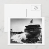 エドモンド・フィッツジェラルド6-8-1958の発射(#3) ポストカード (正面/裏面)