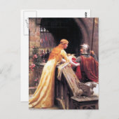 エドモンド・ブレア・リーハイトン - 旅の無事を祈って!(1900) ポストカード (正面/裏面)